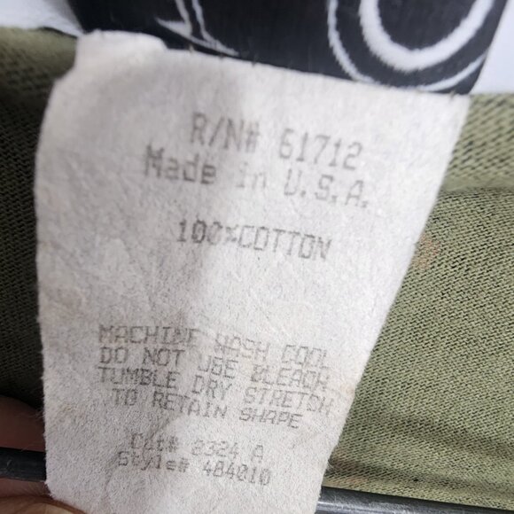 Vintage 1980s In2 Tribal button Up Long Sleeve Cropped Top with Shoulder Pads LG - Picture 11 of 12